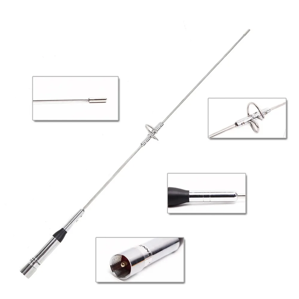 Нагоя NL-770S Двухдиапазонная Мобильная радио антенна VHF/UHF 144/430MHz 150W 2,15/3.0dBi Автомобильная Радио Антенна PL259 разъем