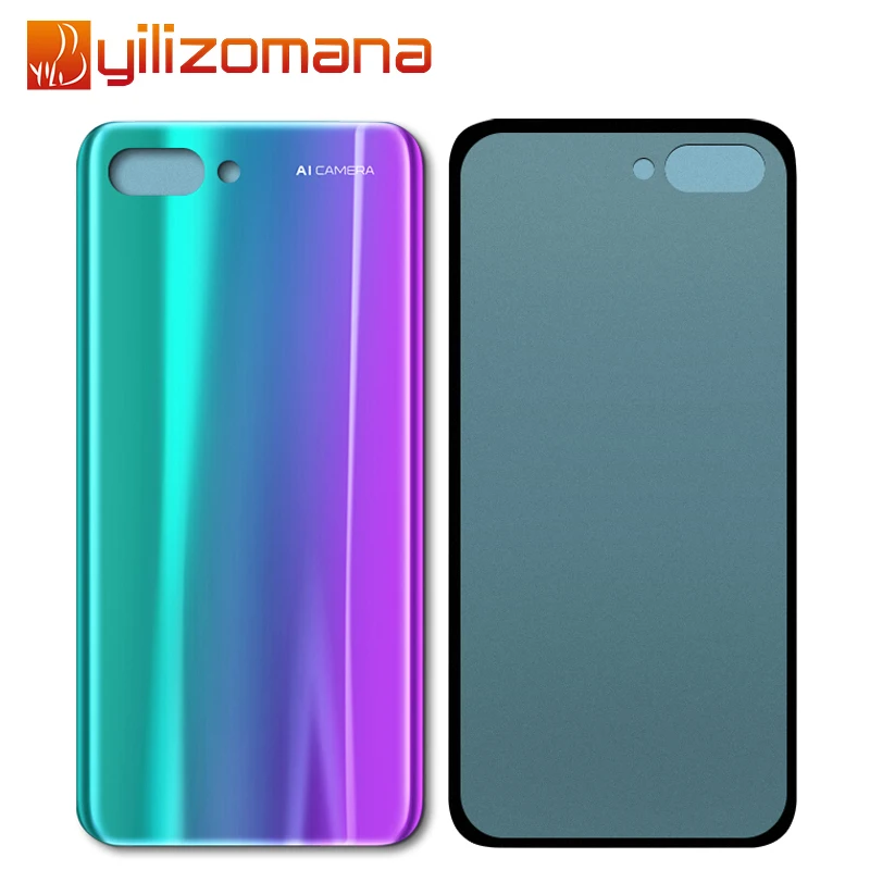 YILIZOMANA крышка батареи Задняя стеклянная дверь корпус чехол для huawei Honor 10 крышка батареи задняя панель Замена