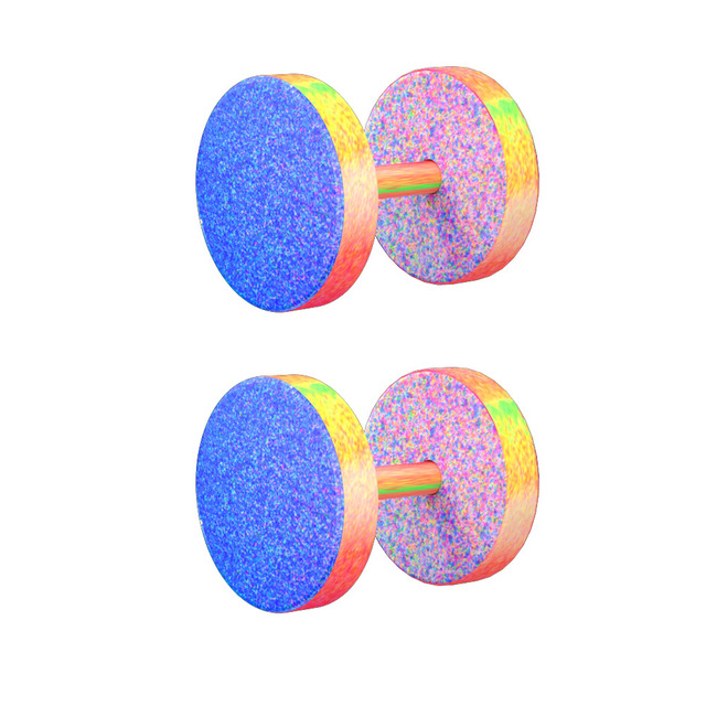 Plugs Faux Gauges Earrings for Men Women Stainless Steel Studs Circle Flat Back Cheater Tunnels Dumbbell Punk Ear Piercing