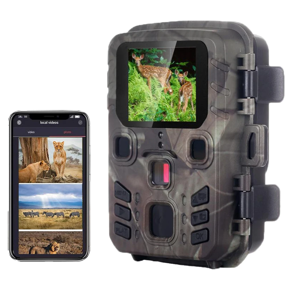 Live Show Wifi Bluetooth Trail Camera APP Control Wild Hunting Cameras WIFI301 24MP 1296P Night Vision Photo Traps Surveillance hunting trail camera trail camera