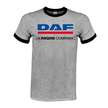 DAF Trucks, Мужская футболка, одежда бренда Raglan, логотип автомобиля, Мужская футболка, Мужская одежда, высокое качество, хлопковые футболки