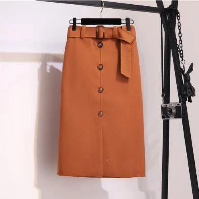 skirt Вязаный Повседневный женский свитер с высоким воротом, Необычные свободные свитера, топы+ Новая Зимняя шерстяная одежда, однобортный комплект с юбкой с высокой талией - Цвет: skirt