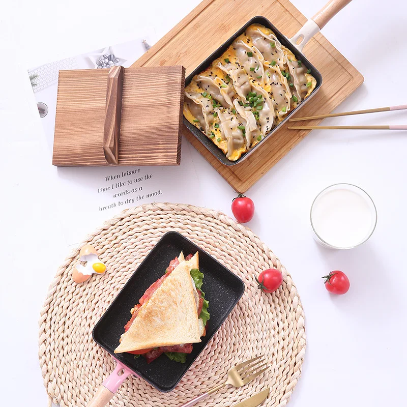 Poêle carrée japonaise pour tamagoyaki différente cuisine