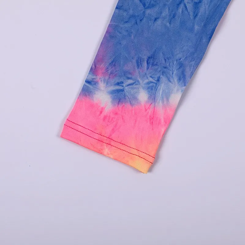 Сексуальный Tie Dye с принтом спинки боди стрейч квадратная Шея плиссированный сексуальный клубный комбинезон вечерние с длинным рукавом Облегающий комбинезон Femme