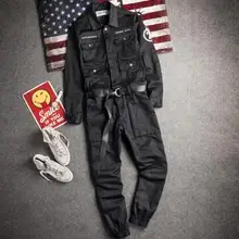 Новинка, мужская повседневная одежда свободная хип-хоп комбинезон, комбинезон, Модный комплект из одного предмета, брюки для ног, костюмы m-xxl