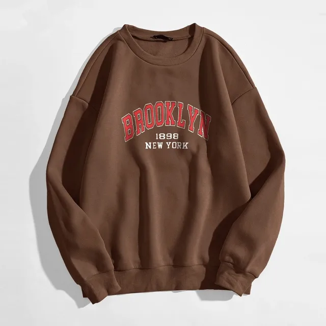 Felpe con cappuccio a lettera di dsp donna Ins moda felpa americana donna  Casual città nome Pullover ragazze Sport tuta Sudaderas|Hoodies \u0026  Sweatshirts| - AliExpress