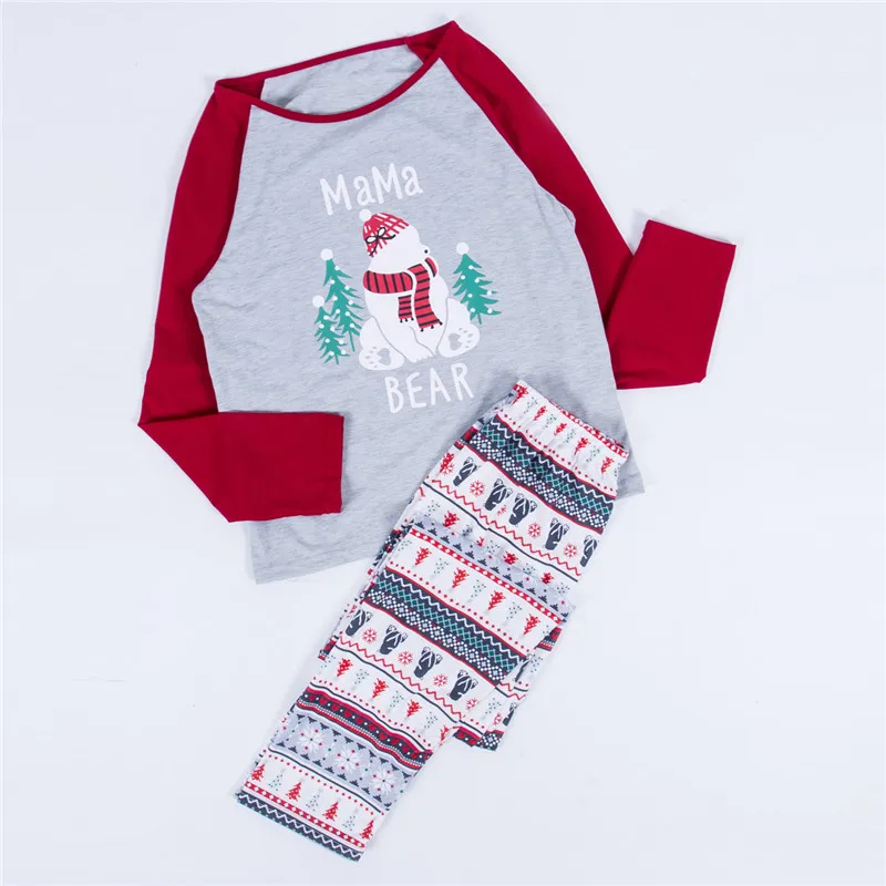 Рождественский семейный пижамный комплект; одинаковые комплекты для всей семьи; одежда для дома; костюм для вечеринки; одежда для сна для взрослых; Хлопковая пижама