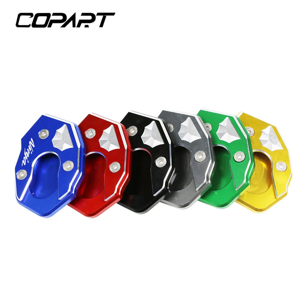 Для KAWASAKI NINJA 250 300 650 1000 ER6F ER4F ZX6R ZX10R мотоциклетная боковая подставка увеличитель пластина подставка увеличение расширение
