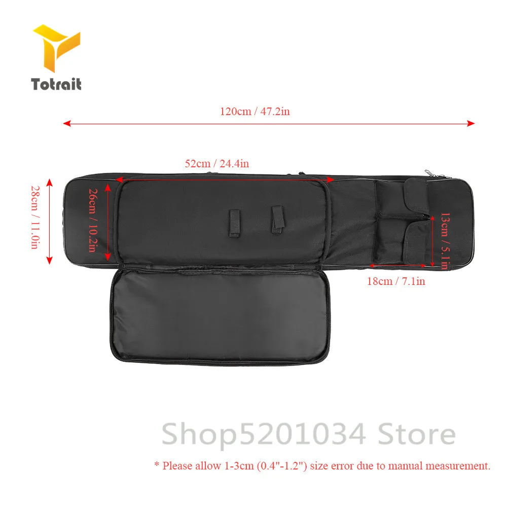 Najtaniej 85 100 120cm wysokiej gęstości Nylon torba myśliwska karabin torba Case dla snajpera kabura Airsoft fotografowania na zewnątrz przenośne torby wędkarskie