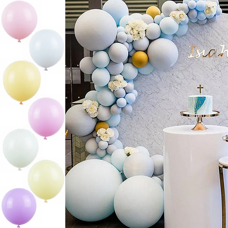 

10inch Macaron Color Latex Balloons for Wedding Birthday Baby Shower Ballon Decoration Sweet Colorful Party Air Balls Supplies 7