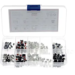 Micro interrupteur Tactile à bouton poussoir, 10 Types, 200 pièces, offre spéciale 