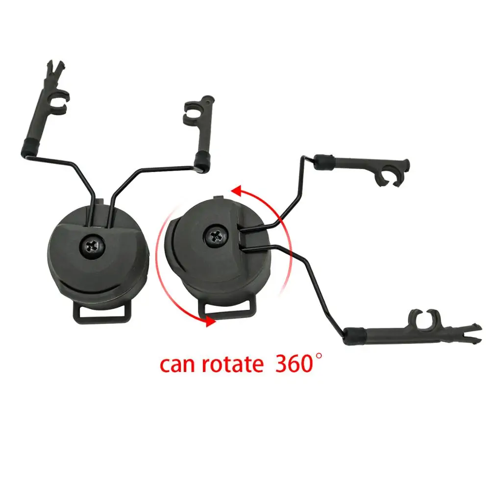 Tactical helmet headset stand Fast Ops Core helmet ARC track headset adapter COMTAC bracket for tactical headset comtac i ii iii