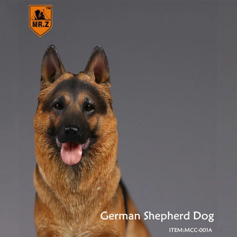 Mr.Z 23cm 1/6 Simulation Animal German Shepherd Dog Model