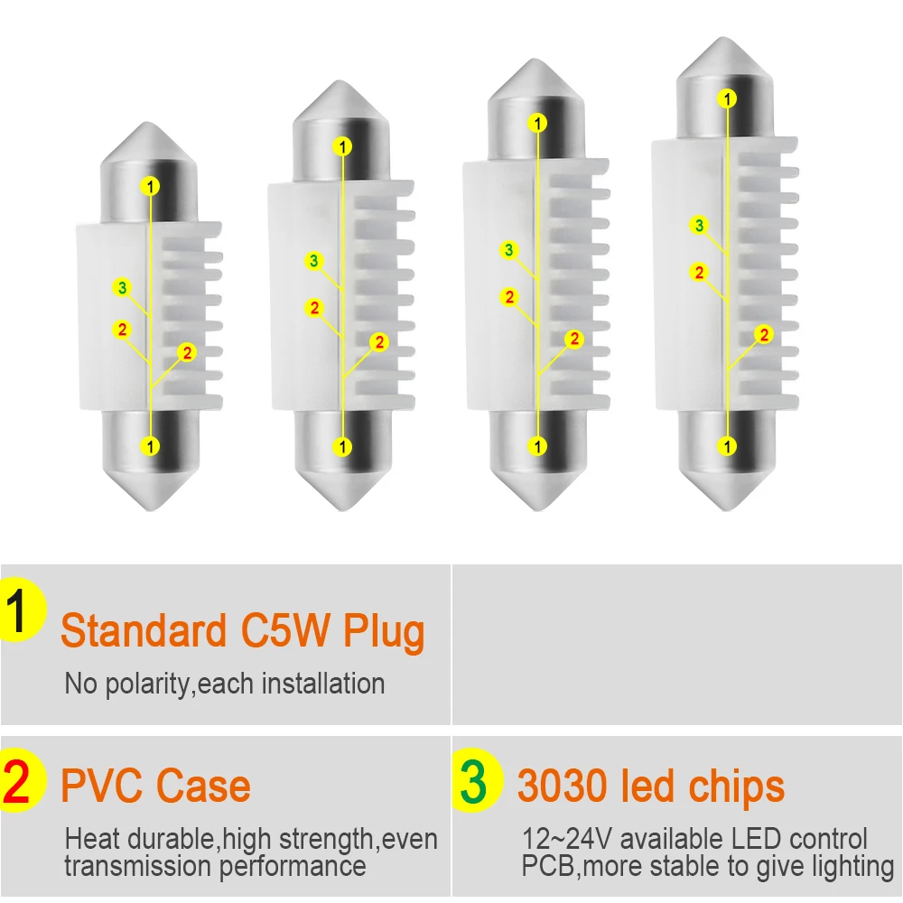 C5W car light bulb