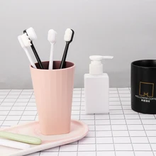 1 шт. 3 цвета унисекс ABS Ручка мягкая средняя зубная щетка с бамбуковой щетиной портативная зубная щетка для путешествий уход за полостью рта аксессуары для ванной комнаты