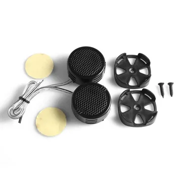 

2pcs 500w Car Power Built-in Sturdy and Durable Crossovers Auto Loud Speakers Dome Tweeter Compact Size