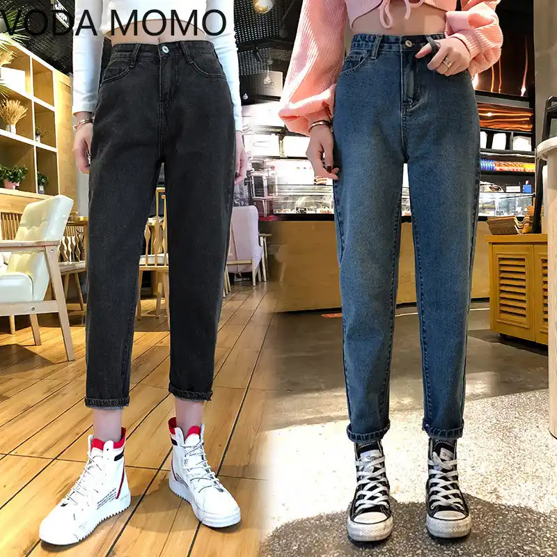 black vintage jeans womens