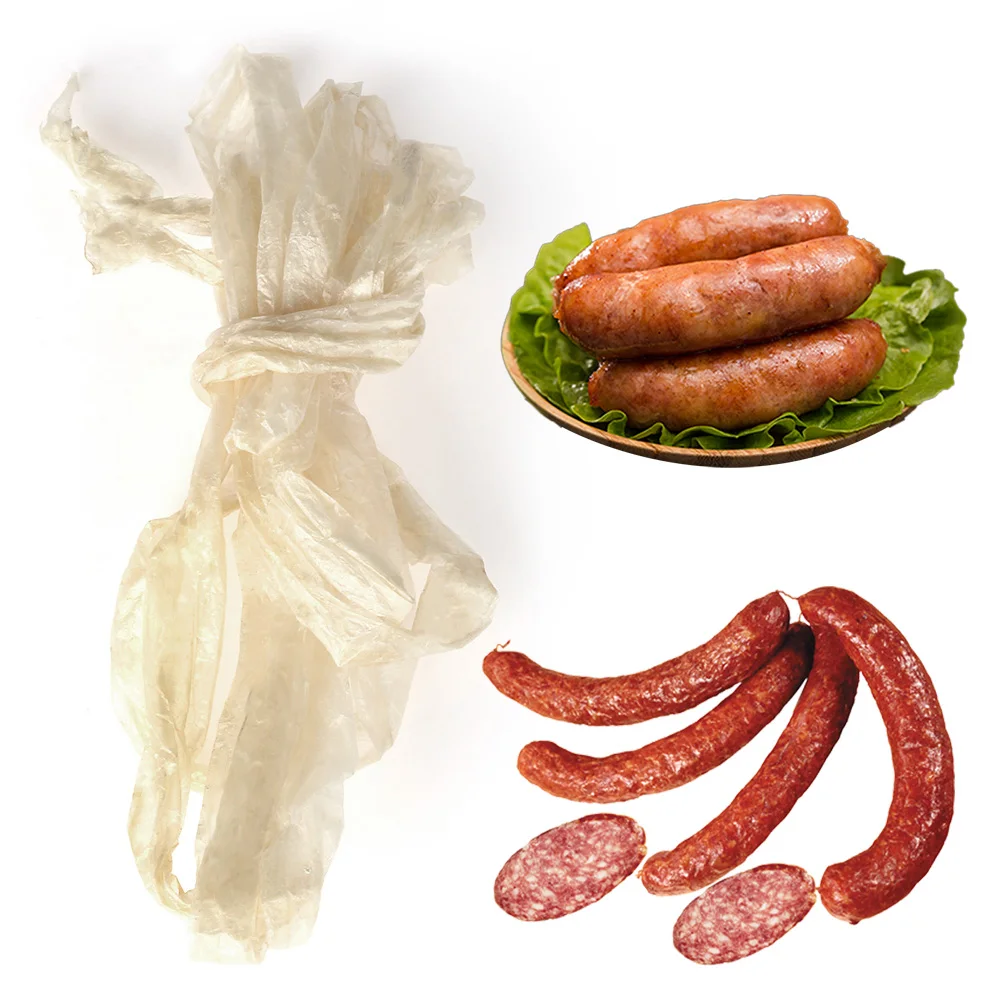 

1 pc Sausage Casing Home Use Pig Sausage Casing Hot Dog Casing Cooking Tools Meat Poultry Tools Basters Meat Sausage Skins