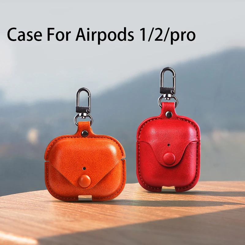 Мягкий чехол для Apple Airpods Pro, аксессуары для iPhone AirPods 3, чехол для ключей, роскошная кожаная сумка для хранения, чехол для наушников, брелок