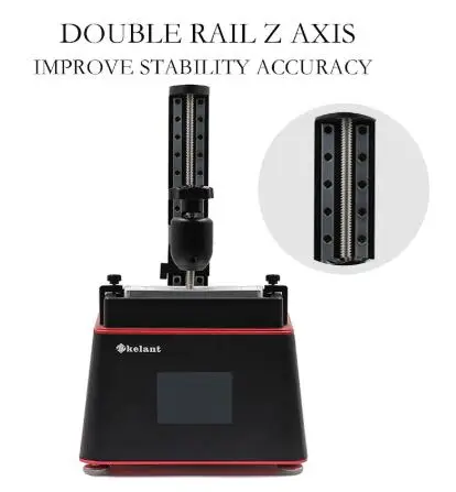 3D принтер Kelant Orbeat Plus D200S 2k SLA Настольный лазерный с УФ смолой 3 5 нм ''ЖК экран DLP s