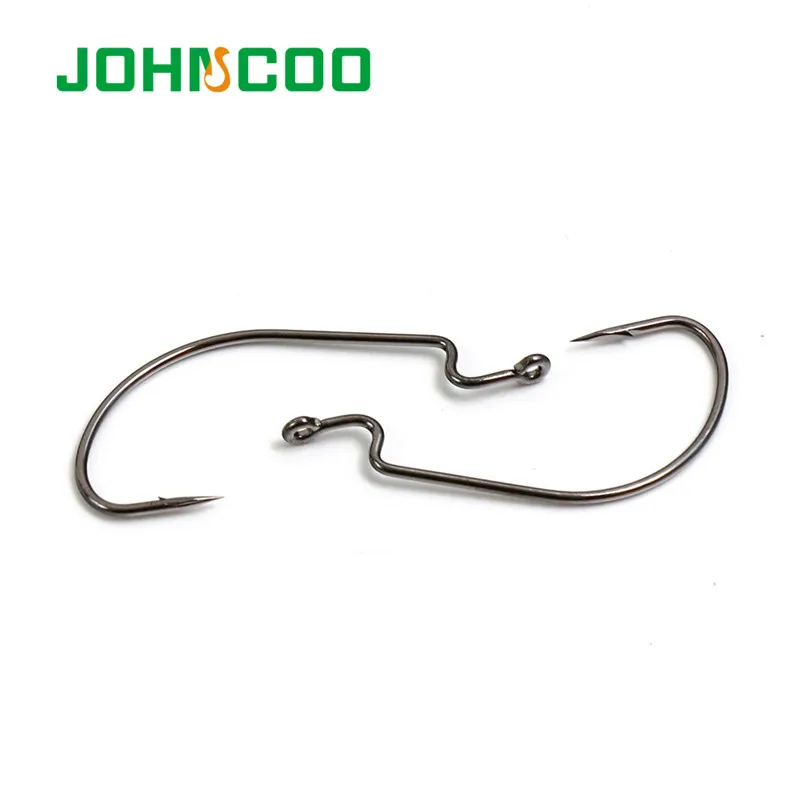 JOHNCOO 10 шт. 4#2#1#2/0# Высокие рыболовные крючки широкий крючок острый мягкий наживка углеродистая сталь одинарный колючий крючок рыболовные снасти