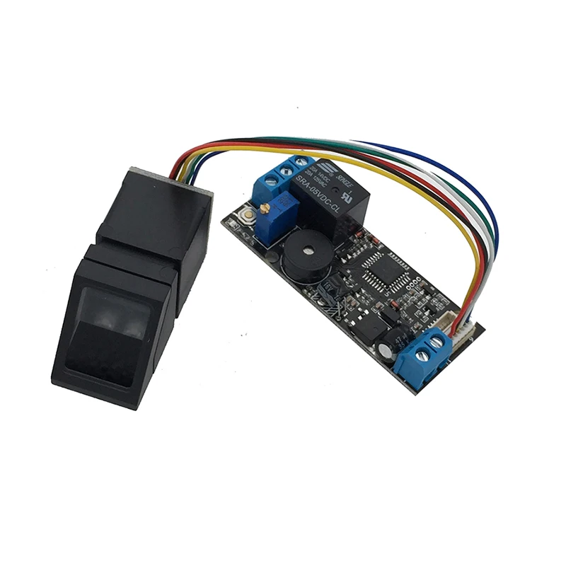 K202+ R307 DC12V Низкое энергопотребление плата контроля отпечатков пальцев+ R307 модуль отпечатков пальцев