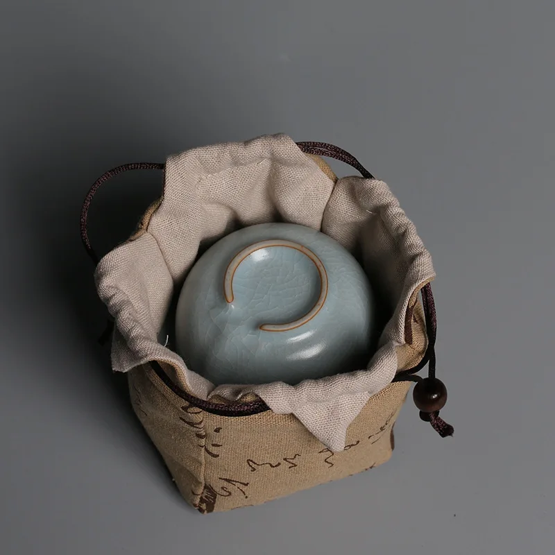 Portable Travel Transporting Teapot Teacup Storage Bag Outdoor Travel Tea Cup Pouch Teaware Bag Water Cup Holder tea storage bags