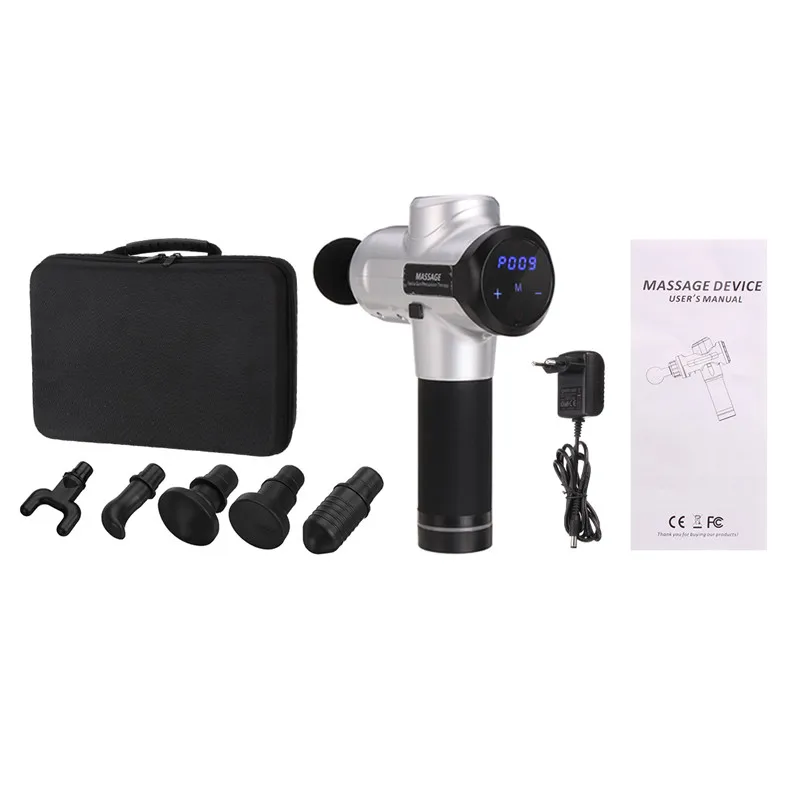 

Massage Pistol Powerful Handheld Deep Tissue Muscle Percussion Massager for Trigger Points Athletes Pain Relief Body Slimming