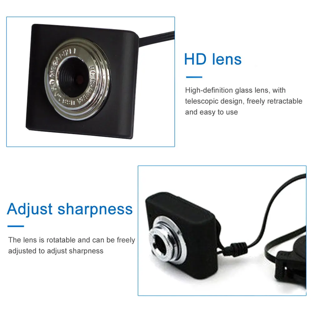 USB HD 720P Веб камера компьютерная веб cmos сенсор цифровая видеокамера для ПК