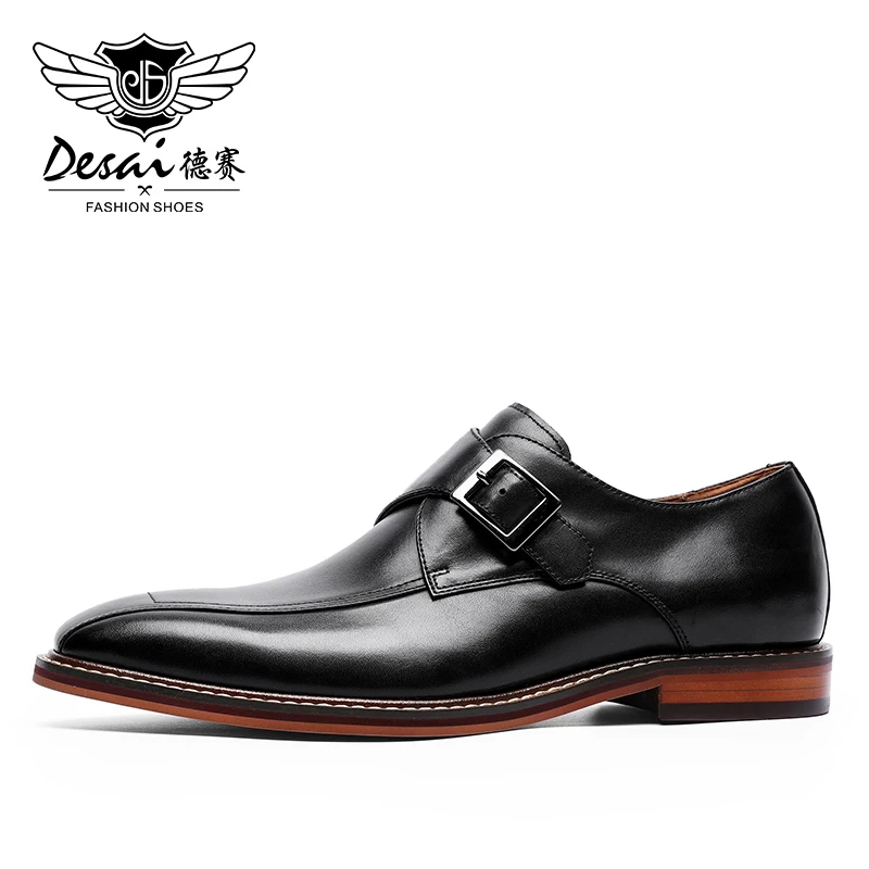 

Desai Male Genuine Loafers White Leather Shoes Plus Size Thailand