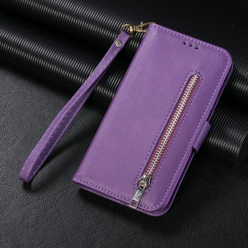 Кожаный чехол-кошелек на молнии для нового Apple iPhone 11 Pro Max Роскошный чехол iPhone11 Pro Funda для iPhone 11Pro