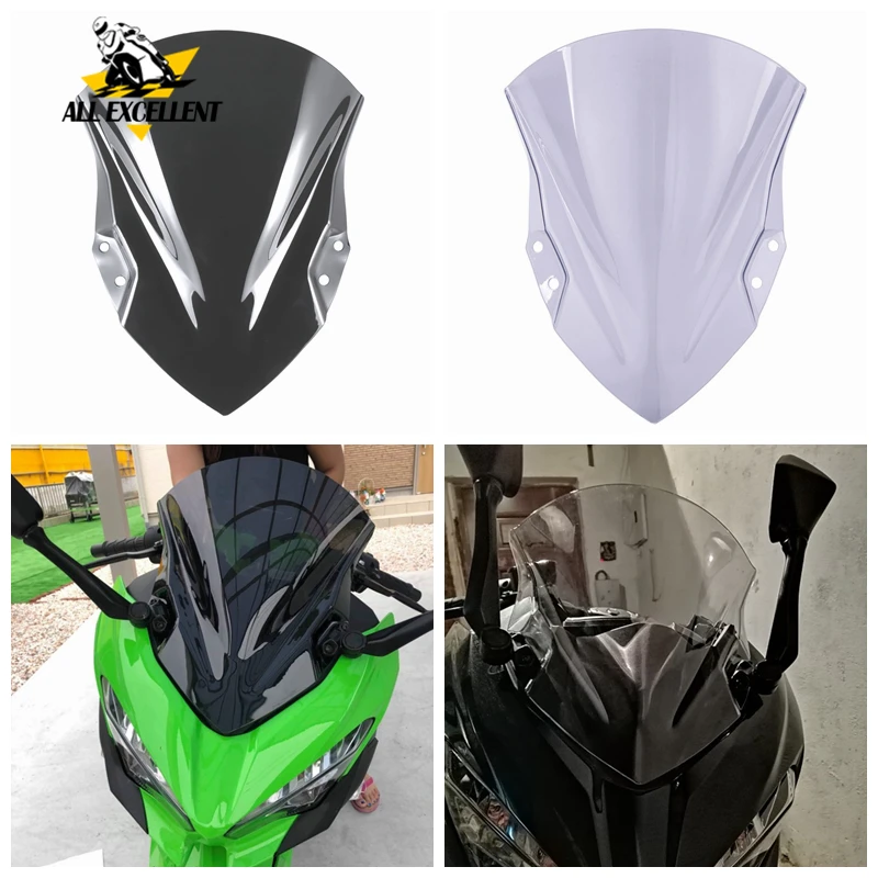 Мотоцикл ветер экран для Kawasaki Ninja 400 NINJA400 ABS пластик лобовое стекло передний ветер экран защиты