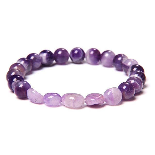 Bracelet chakra couronne - Pierre Améthyste