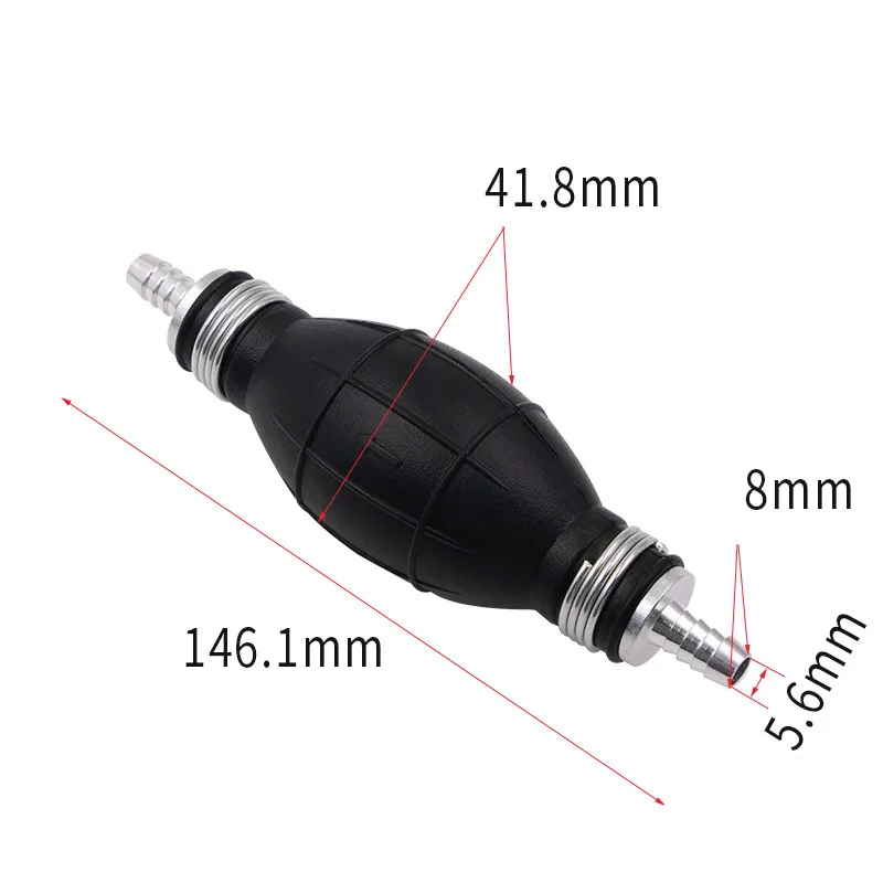 6/8/10/12 Ball Aluminum Alloy One-Way Manual Pump Oil Sucker For Various Of Diesel Gasoline Cars Boats Motorcycles Tools Auto