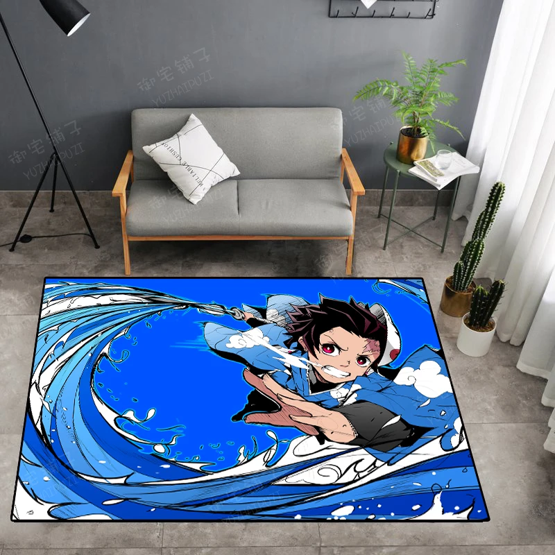 Style 23 Мультяшный ковёр для пола Kimetsu no Yaiba, коврик для спальни, нескользящий коврик, мультяшный подарок - Цвет: Style 23