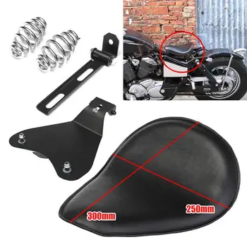 

PU Leather+Neoprene Foam Solo Seat Base Spring Bracket Kit For Sportster Bobber Chopper