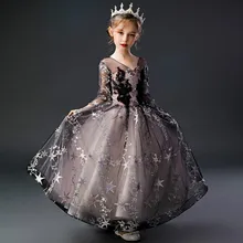 9.7th/элегантное платье для девочек 6, 8, 10, 12, 14 лет, вечерние платья для девочек с вышивкой на день рождения, детская одежда, розничная