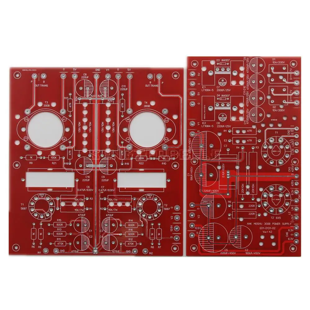 

DIY AUDIO NOTE MEI SHU AN 300B Tube Single-Ended Amplifier PCB With Power Supply Board