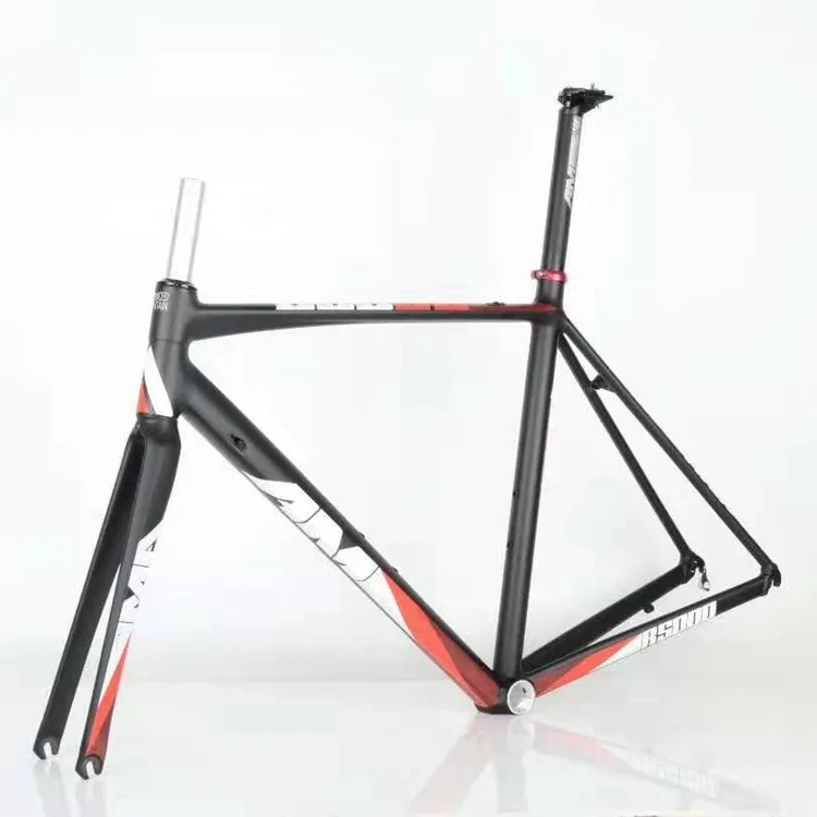 

19-Am Highway Support 700C R5000 Road Bicycle Carbon Highway Front Fork Aluminum Alloy Frame