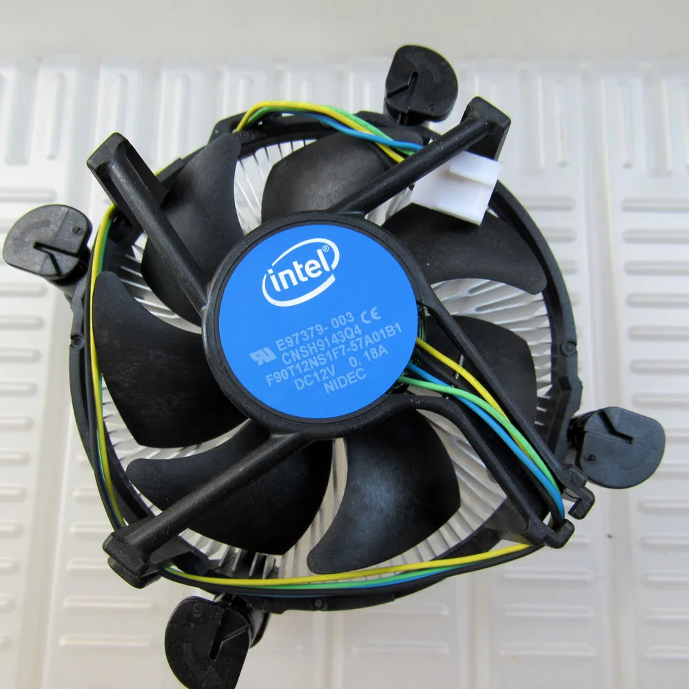 E97379-003 Процессор вентилятор радиатора для i3 i5 i7 разъем LGA 1150 1155 1156 C0155 0.18A 12V