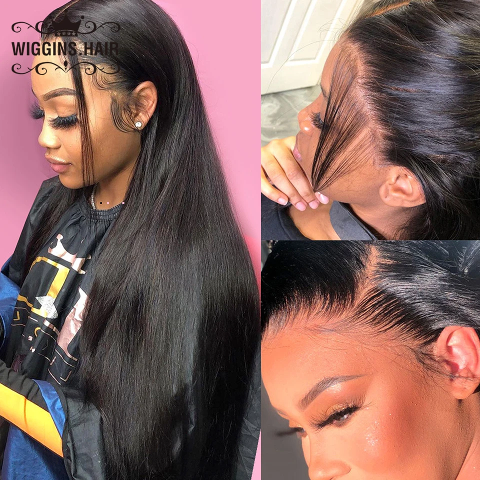 Straight 5x5 Lace Closure Wig Wiggins Human Hair Wigs Pre Plucked Lace Front Wigs For Woman Brazilian Human Hair Wig 150 180 Human Hair Lace Wigs Aliexpress