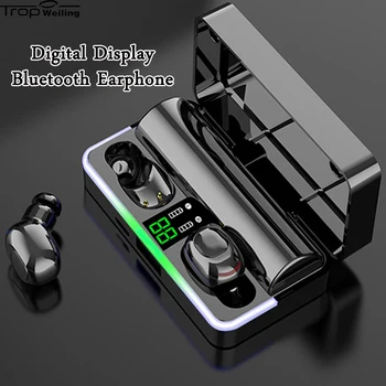 

Trop Weiling True Wireless Bluetooth Earphone Active Noise Cancelling Earbuds Music Sport Headset with Dual Microphone Headphone