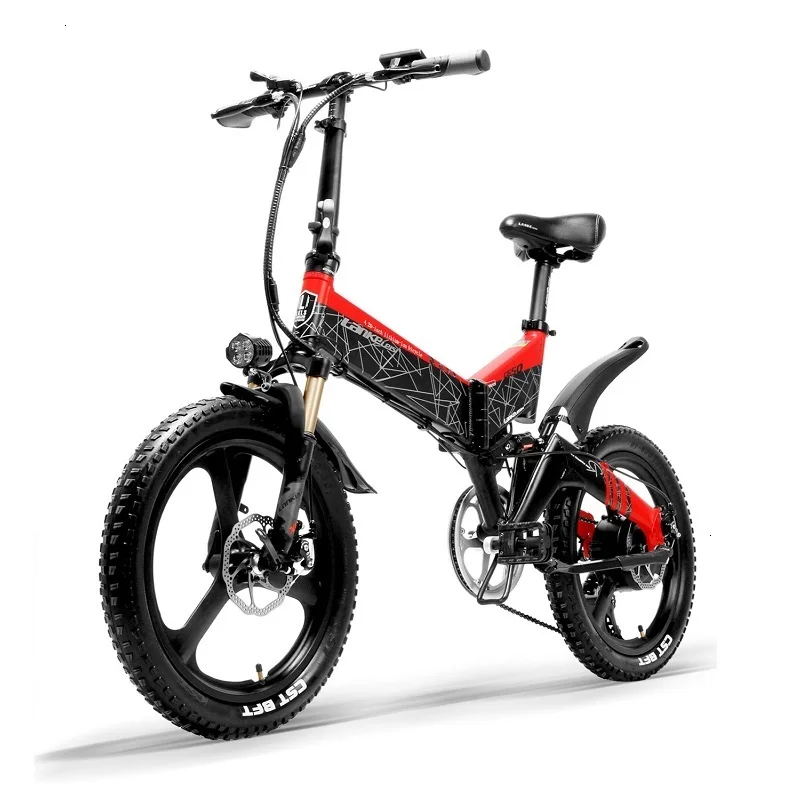 20 Электрический Велосипед Полная подвеска 400 Вт 13Ah G650 дюймов шины Ebike
