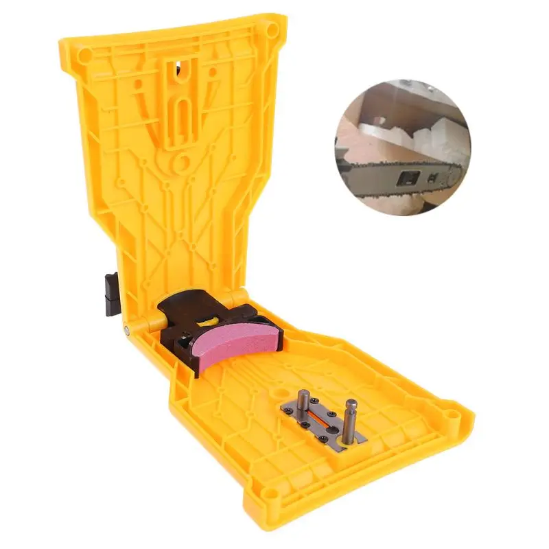 Chainsaw Teeth Sharpener Sharpens Portable Durable Easy File PowerSharp Bar-Mount Fast Grinding Chainsaw Chain Sharpener Tool