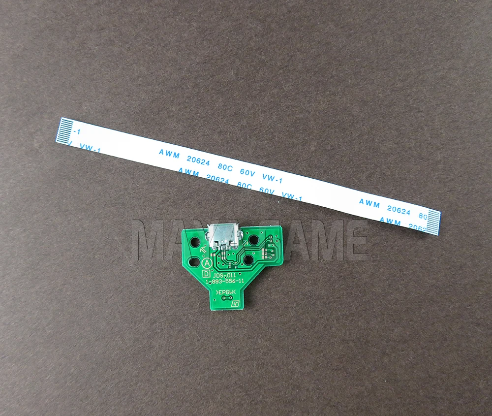 Зарядная Плата USB JDS 001 011 030 040 050 055 с ленточным кабелем для контроллера Playstation 4 PS4