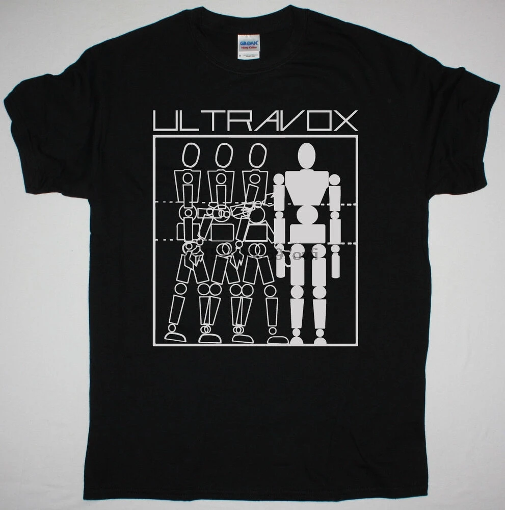 ULTRAVOX три в одном черная футболка новая волна SYNTHPOP ART ROCK Face | Мужская одежда