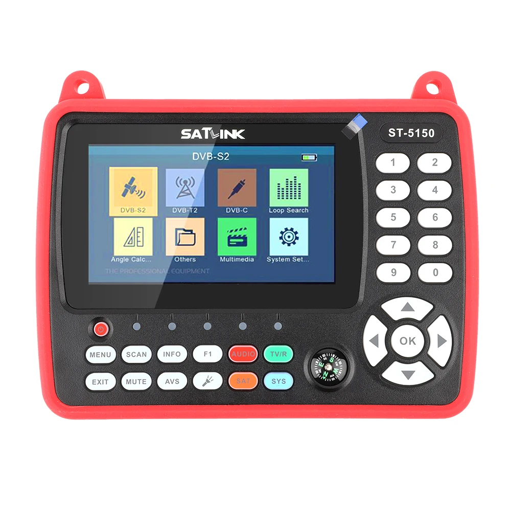 Оригинал SATLINK ST-5150 DVB-S2/T2/C COMBO HD спутниковый Finder Meter H.265 HEVC MPEG-4 Поддержка QPSK 8PSK 16APSK 4 3