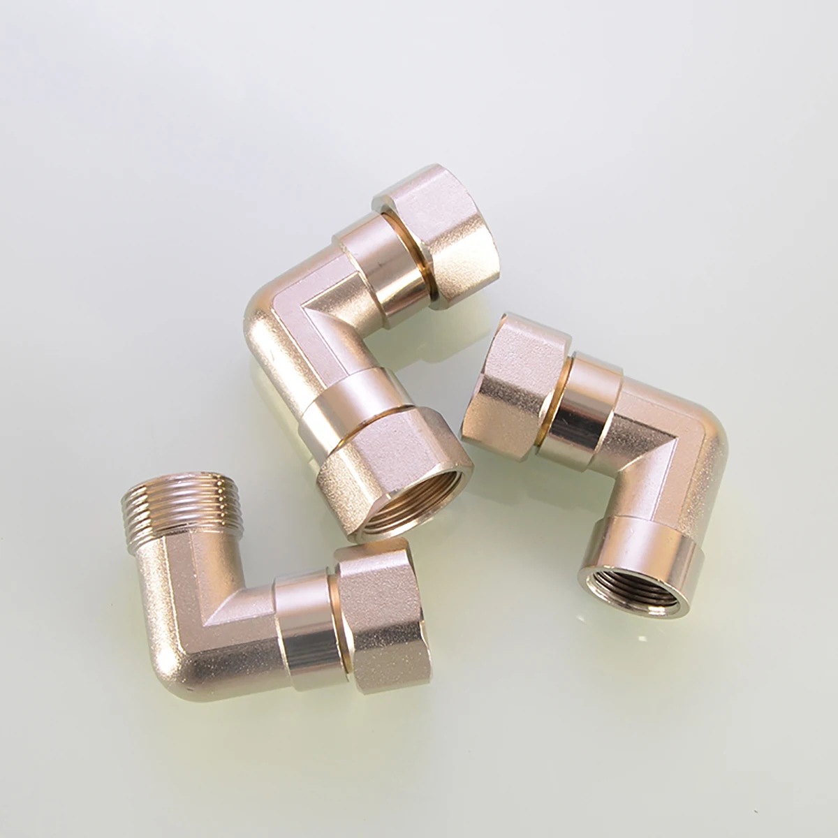 Никелированный латунный Соединительный