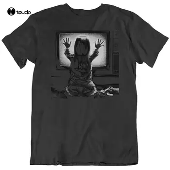 

Cult Classic Horror Poltergeist They're Here Fan Black T Shirt