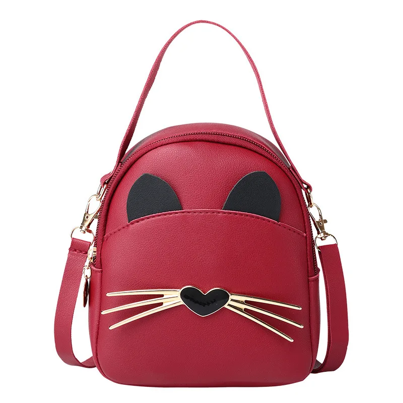 

Sheng chuang Beauty 2019 Spring Shoulder Cross-body Hand Cat Versitile Fashion Trend Cool Students Shoulder Backpack Bag